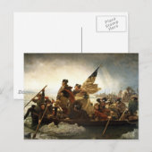 Washington over de Delaware Briefkaart (Voorkant / Achterkant)