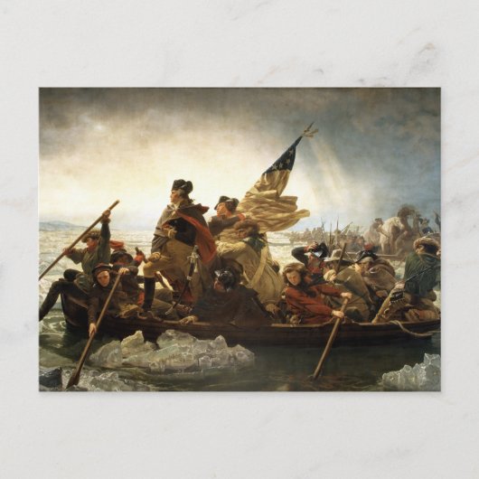 Washington over de Delaware Briefkaart (Voorkant)