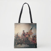 Washington over de Delaware door Emanuel Leutze Tote Bag (Voorkant)