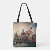 Washington over de Delaware door Emanuel Leutze Tote Bag (Achterkant)