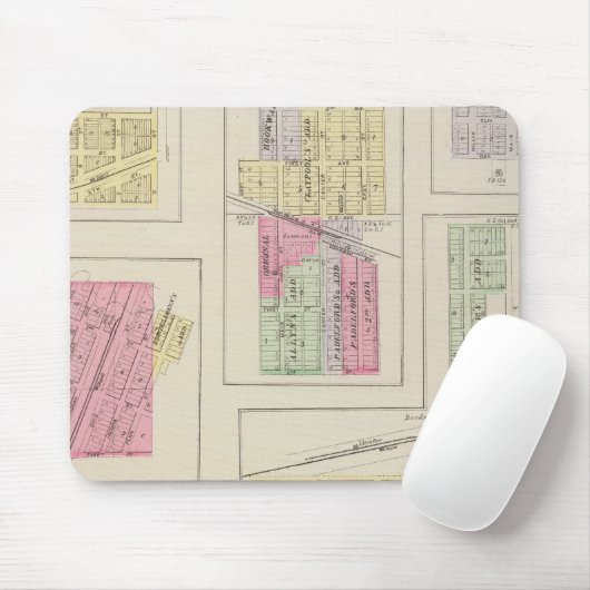 Washington, Palmer, Linn, Barnes, Morrow, Kansas Muismat (Met muis)