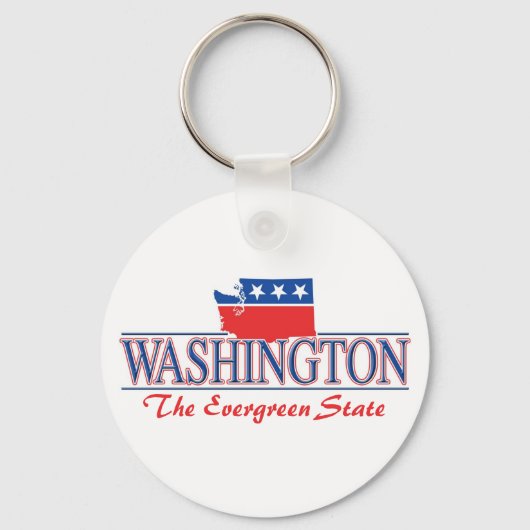 Washington Patriotic Sleutelhanger (Voorkant)