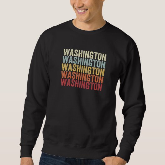 Washington Pennsylvania Washington PA Retro Vintag Trui (Voorkant)