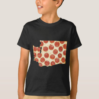 WASHINGTON PIZZA PEPPERONI PIZZA STATE T-SHIRT