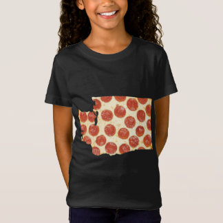 WASHINGTON PIZZA PEPPERONI PIZZA STATE T-SHIRT