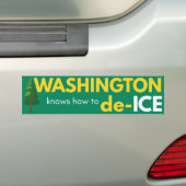 Washington politieke bumpersticker (Op auto)