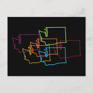 washington pride blur briefkaart