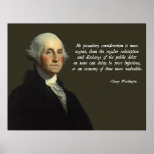 Washington Public Debt Poster