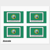 Washington Rechthoekige Sticker (Vel)