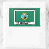 Washington Rechthoekige Sticker (Tas)