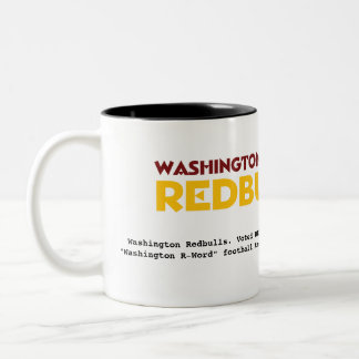 Washington Redbulls Coffee Cup Tweekleurige Koffiemok