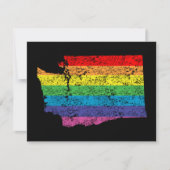 washington regenboog kaart (Voorkant)