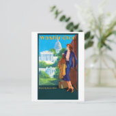  Washington Reisposter Briefkaart (Staand voorkant)