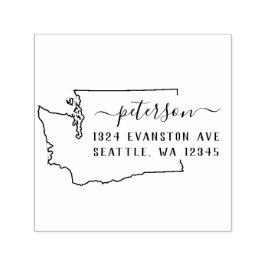 Washington retouradres stempel zelf-inkt