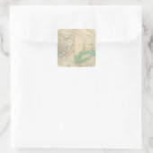 Washington, Richmond Vierkante Sticker (Tas)