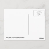 Washington rijdt de stad in briefkaart (Achterkant)