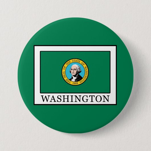 Washington Ronde Button 7,6 Cm (Voorkant)