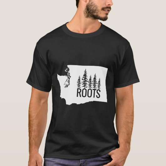 Washington Roots T-Shirt met lange mouwen (Voorkant)