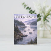 Washington San Juan eilanden reis Briefkaart (Staand voorkant)