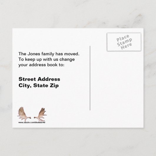 Washington Sasquatch License Bord Aankondigingskaart (Achterkant)