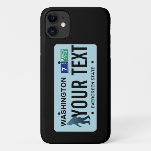 Washington Sasquatch License Bord Case-Mate iPhone Case (Achterkant)