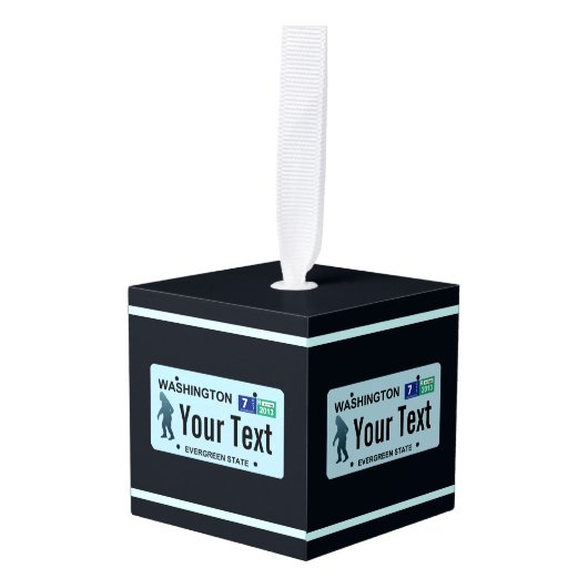 Washington Sasquatch License Bord Decoratie (Voorkant hoekig)