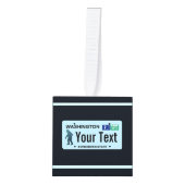 Washington Sasquatch License Bord Decoratie (Voorkant)