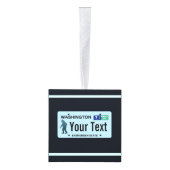Washington Sasquatch License Bord Decoratie (Rechts)