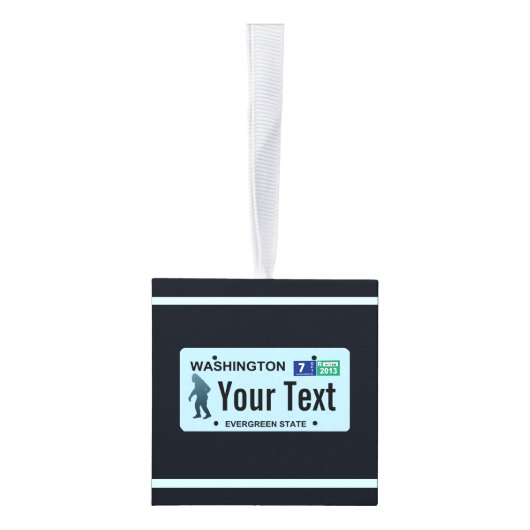 Washington Sasquatch License Bord Decoratie (Rechts)