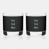 Washington Sasquatch License Bord Whisky Glas (Achterkant)