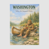 Washington Sasquatch Zomer Kano Tissuepapier (Voorkant)