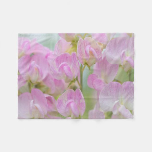 Washington, Seabeck. Detail van zoete erwten Fleece Deken (Voorkant (Horizontaal))