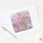 Washington, Seabeck. Detail van zoete erwten Vierkante Sticker (Envelop)