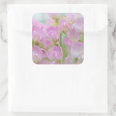 Washington, Seabeck. Detail van zoete erwten Vierkante Sticker (Tas)