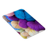 Washington, Seabeck. Kogels van kleurrijke garens Magneet (Rechterzijde)