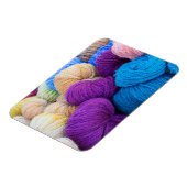 Washington, Seabeck. Kogels van kleurrijke garens Magneet (Linkerzijde)