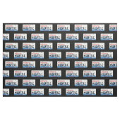 Washington Seattle licence bord fabric Stof (Fat Quarter)