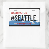 Washington Seattle licentie sticker (Tas)