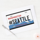 Washington Seattle licentie sticker (Envelop)