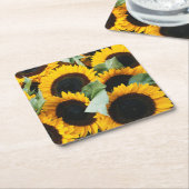 Washington, Seattle, Sunflower for sale pike Kartonnen Onderzetters (Schuin)