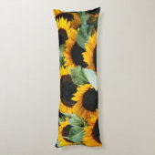 Washington, Seattle, Zonnebloem te koop pike Lichaamskussen (Achterkant (Verticaal))