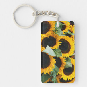 Washington, Seattle, Zonnebloem te koop pike Sleutelhanger