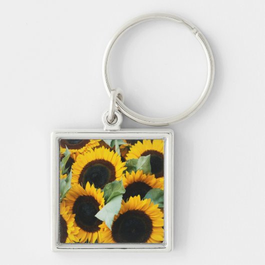 Washington, Seattle, Zonnebloem te koop pike Sleutelhanger (Voorkant)
