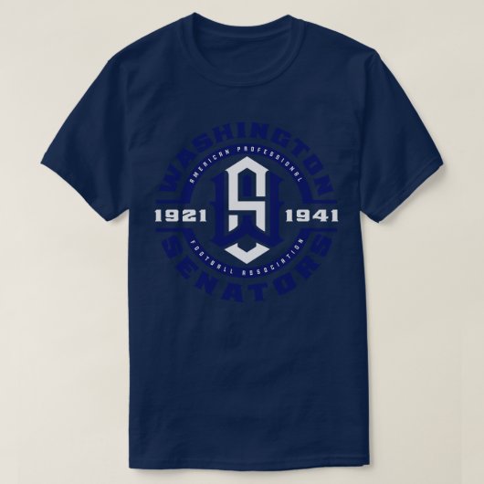 Washington Senatoren 1 T-shirt (Design voorkant)