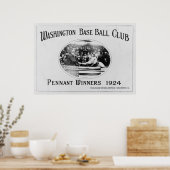 Washington Senators Pennant Winner 1924 Poster (Keuken)