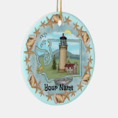 Washington Shells Lighthouse Ornament (Rechts)