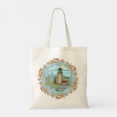 Washington Shells Vuurtoren Tote Bag (Achterkant)