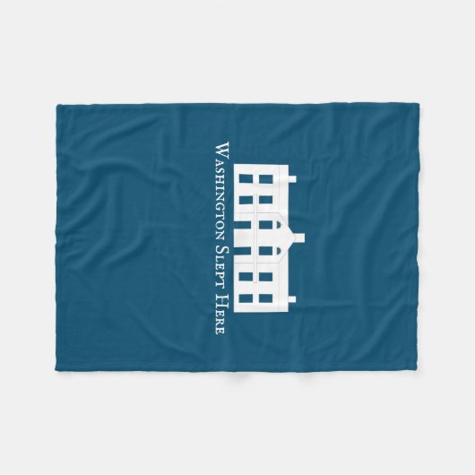 Washington Slept here Fleece Blanket (Voorkant (Horizontaal))