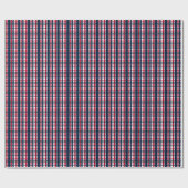 Washington Sports Fan Blue White Play Cadeaupapier (Vlak)