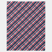 Washington Sports Fan Blue White Play Fleece Deken (Voorkant)